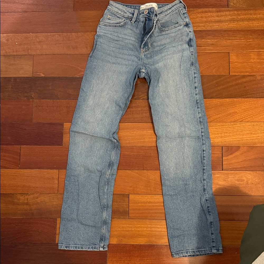 Hollister Light Blue Straight Jeans